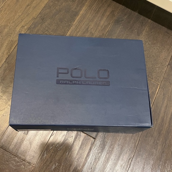 Polo Ralph Lauren Declan Winter Rain Duck Boots black leather Mens Size 8